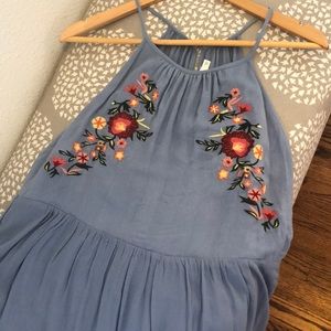 Lush embroidered sundress